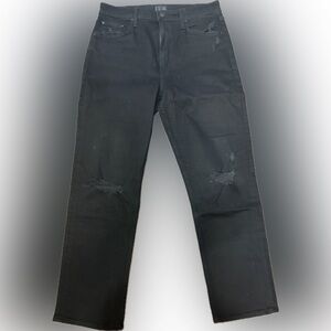 MOTHER Superior Womens Black High Waisted Rider Ankle Jeans | Sz 32